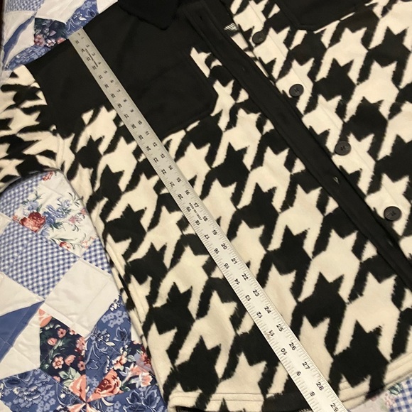 Maurices Black and White Button Down Shirt/Jacket - Picture 5 of 7